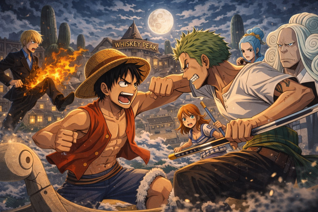 Fakta Menarik Arc Whiskey Peak di One Piece